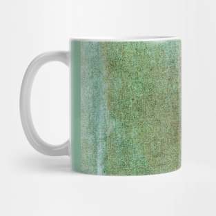 Green Retro Canvas Texture Mug